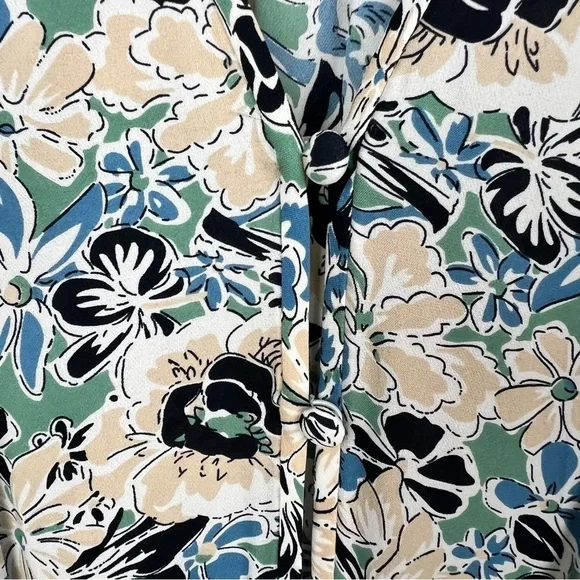 Veronica Beard Riggins Dress in Blue Multi 6 - Picture 6 of 10